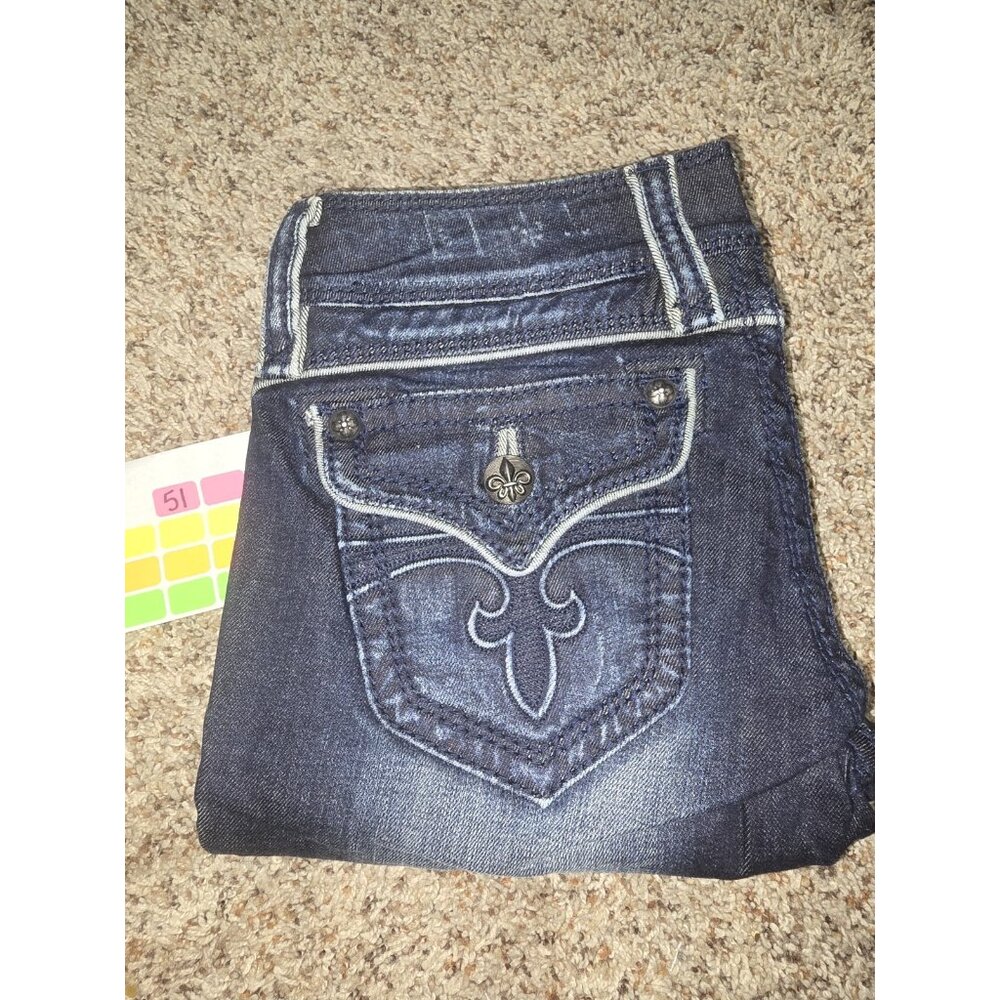 Womens Rock Revival Skinny Jeans Size 26/ 30' Inseam/ Elizabeth Skinny